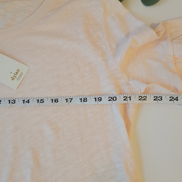 Dylan women's large blush pink top ruffle - Picture 7 of 8